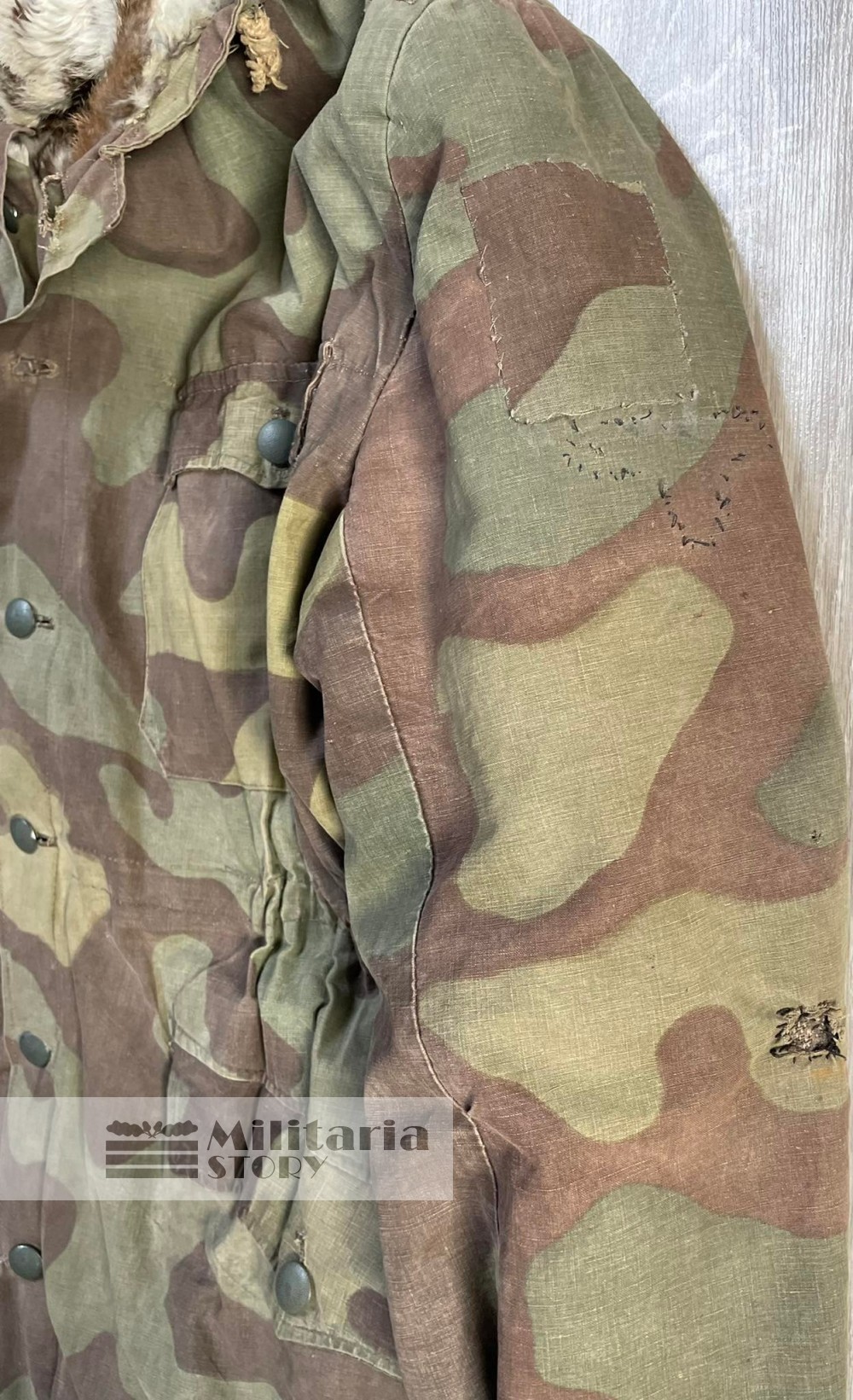 WAFFEN-SS ITALIAN CAMOUFLAGE ANORAK - WAFFEN-SS ITALIAN CAMOUFLAGE ANORAK: Third Reich Uniforms