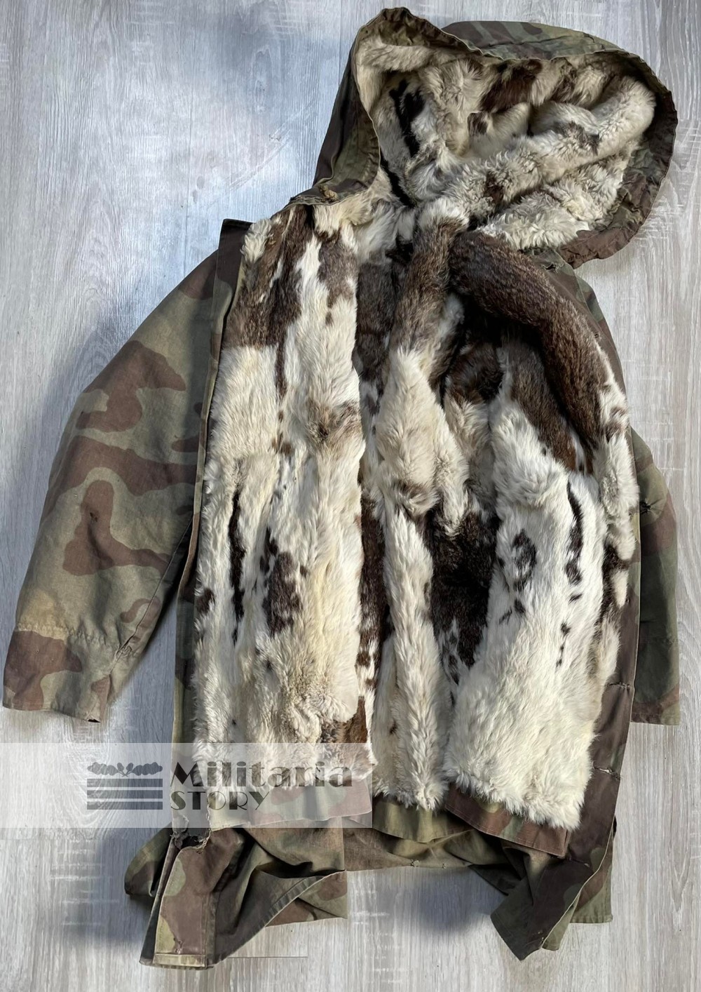 WAFFEN-SS ITALIAN CAMOUFLAGE ANORAK - WAFFEN-SS ITALIAN CAMOUFLAGE ANORAK: Vintage German Uniforms