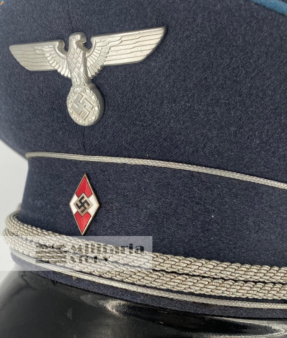 Hitler Youth Leader Flieger Technische Vorschule Cap - Hitler Youth Leader Flieger Technische Vorschule Cap: WW2 German Headgear