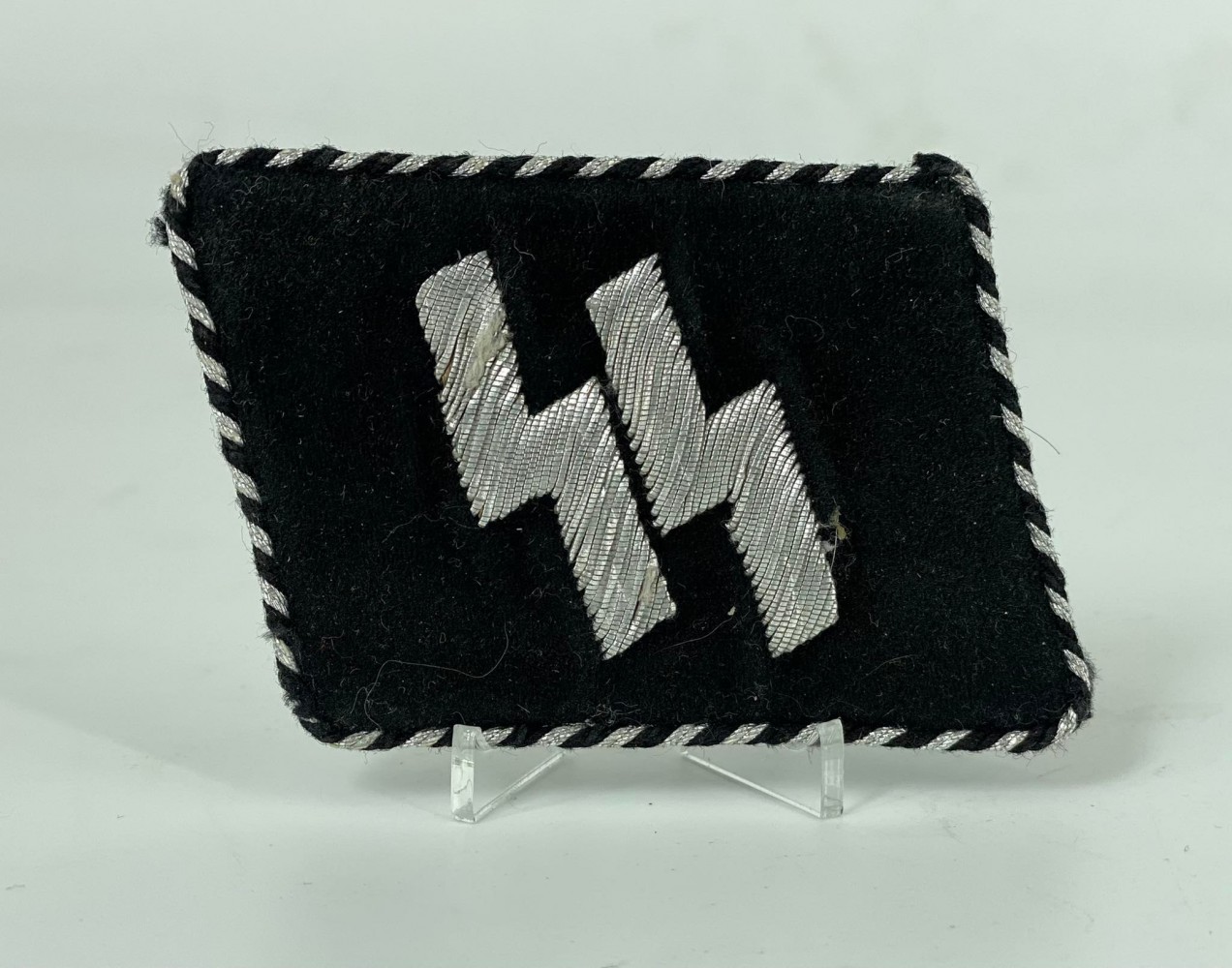 LAH SS/SS-VT EM/NCO Collar Tab - LAH SS/SS-VT EM/NCO Collar Tab: WW2 German Insignia