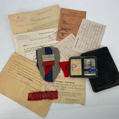 Buchenwald KL Prisoner konvolut
