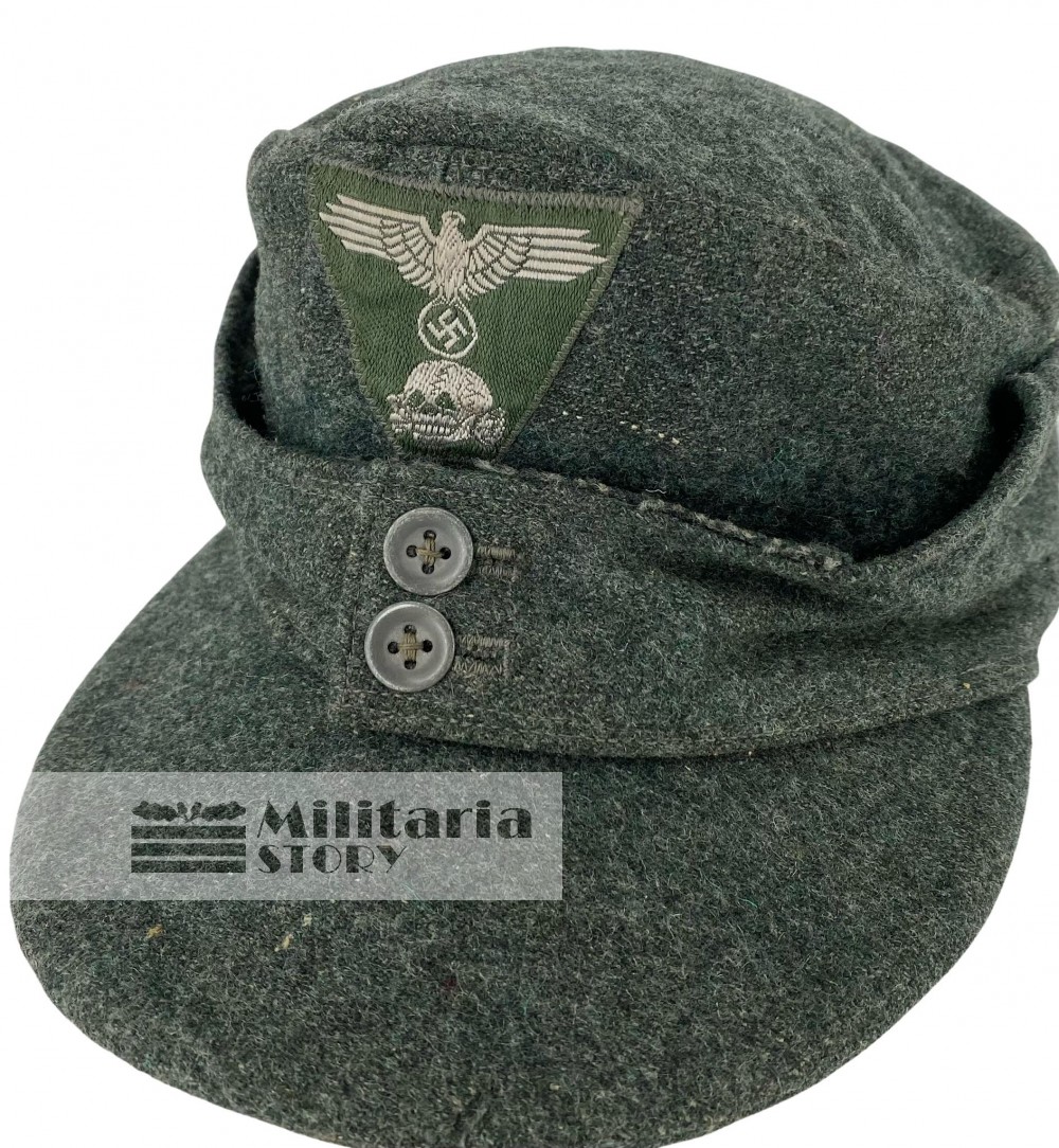 M43 Late War Waffen SS cap - M43 Late War Waffen SS cap: WW2 German Headgear