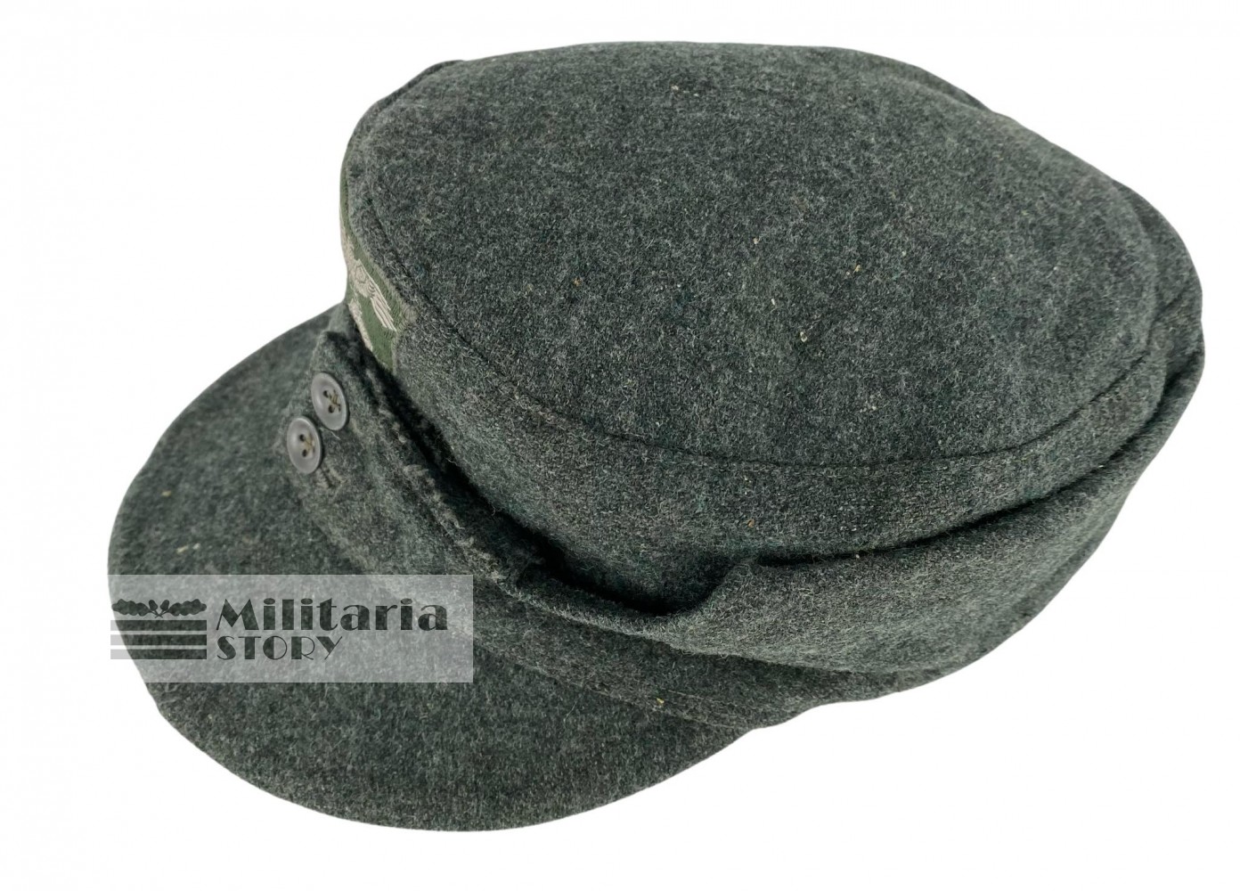 M43 Late War Waffen SS cap - M43 Late War Waffen SS cap: pre-war German Headgear