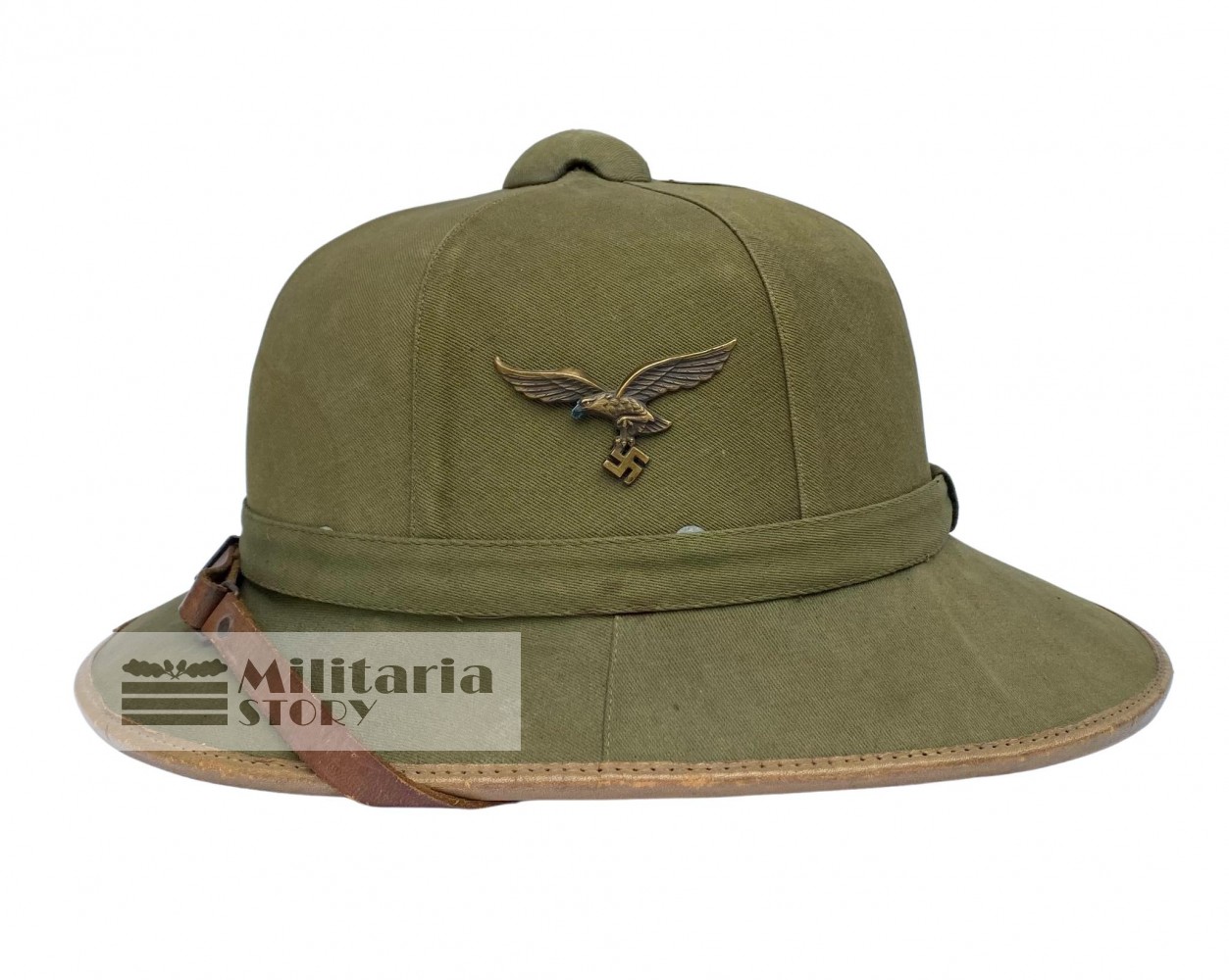 Tropical DAK pith Luftwaffe helmet