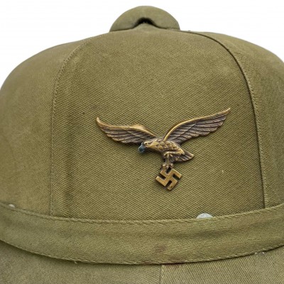 Tropical DAK pith Luftwaffe helmet
