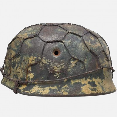 Fallschirmjager Helmet Shell Camo killer  - pre-war German Headgear