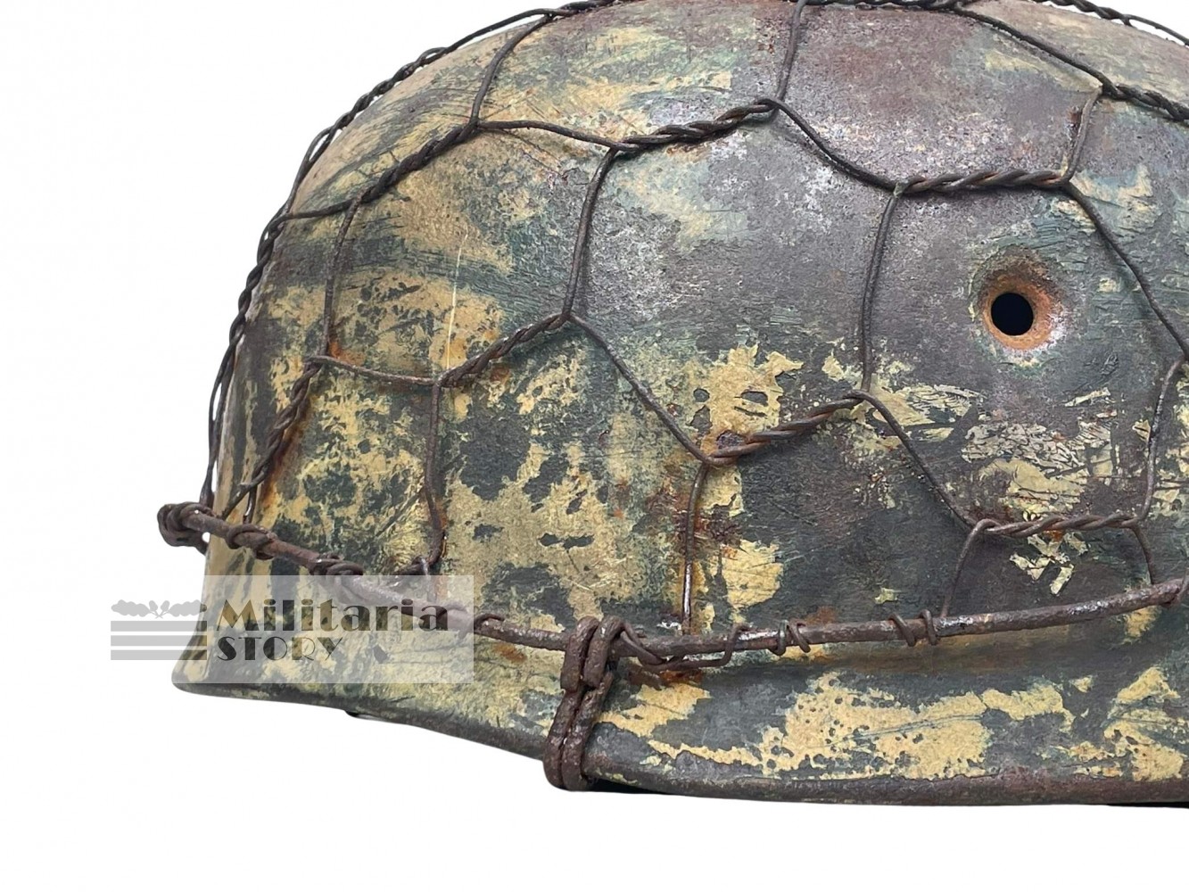 Fallschirmjager Helmet Shell Camo killer  - Fallschirmjager Helmet Shell Camo killer : Third Reich Headgear