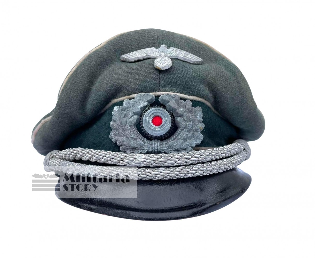 Heer Officer "Crusher" style visor cap