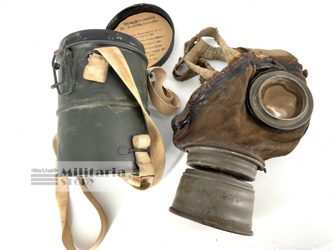 WWI German gas mask - WWI German gas mask: pre-war German Equipment