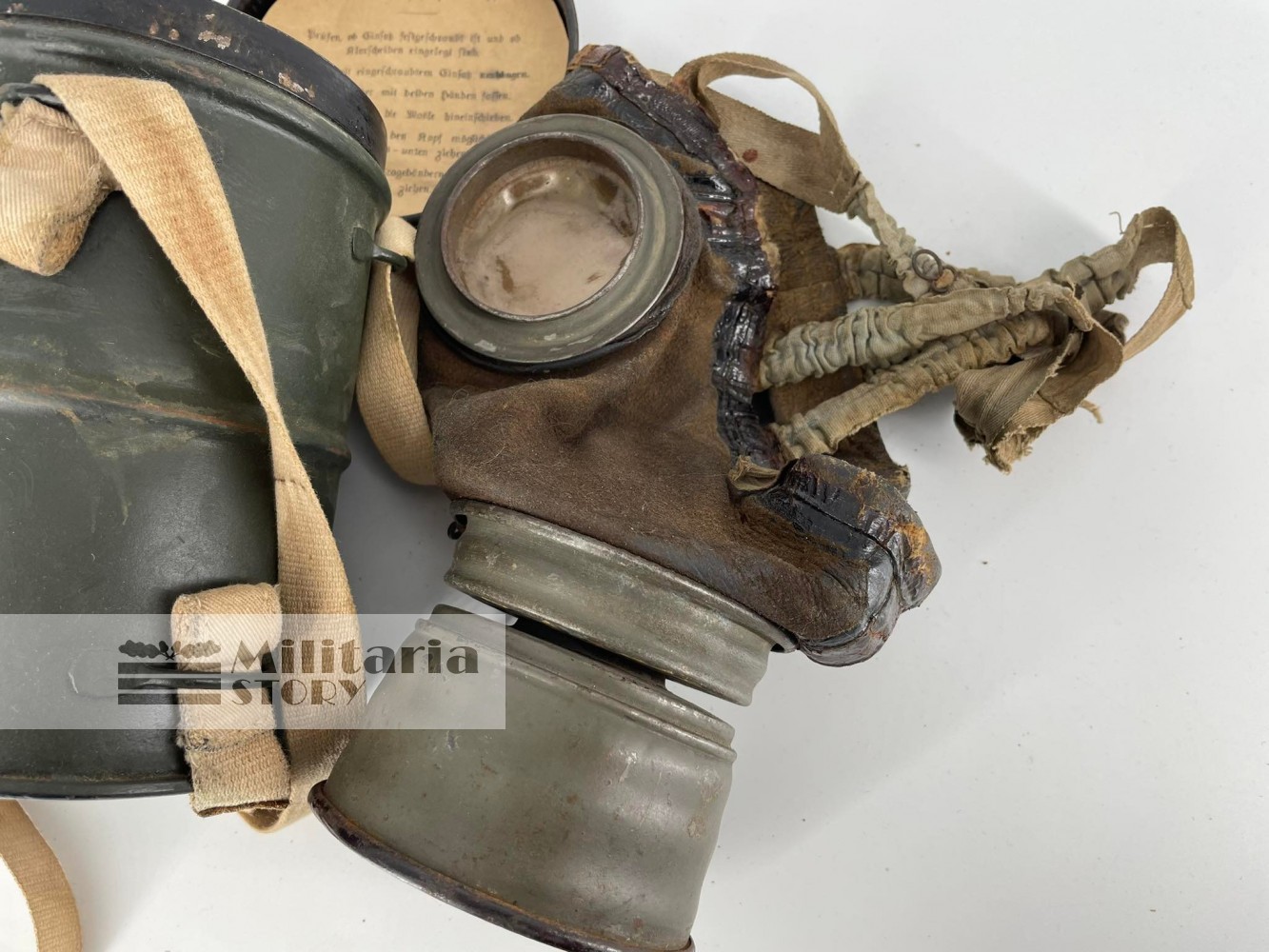 WWI German gas mask - WWI German gas mask: WW2 German Equipment