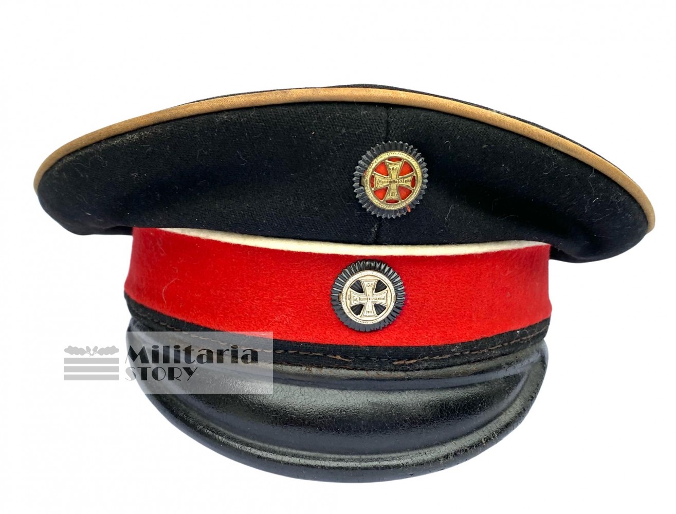 WWI Cap of the Prussian Landwehr - WWI Cap of the Prussian Landwehr: pre-war German Headgear