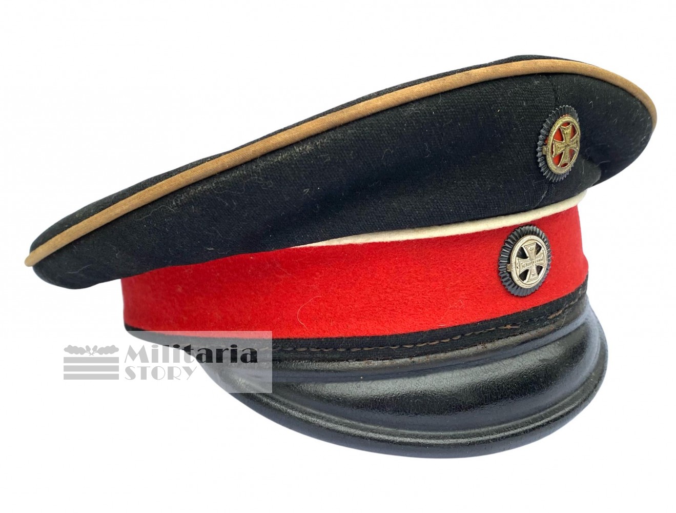 WWI Cap of the Prussian Landwehr - WWI Cap of the Prussian Landwehr: Vintage German Headgear