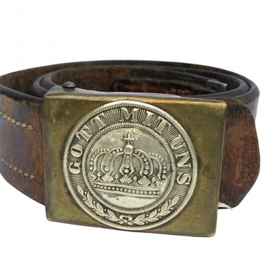 WWI Prussian belt with buckle