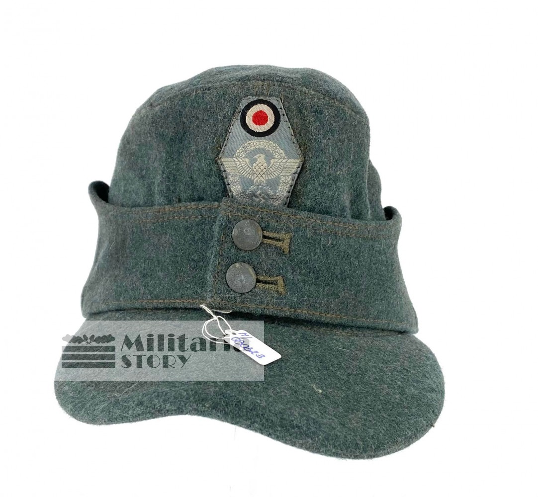 M43 Polizei Field cap - M43 Polizei Field cap: WW2 German Equipment