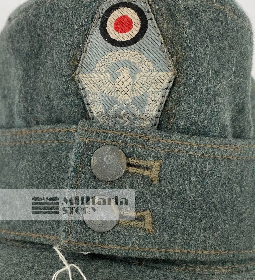 M43 Polizei Field cap - M43 Polizei Field cap: Third Reich Equipment