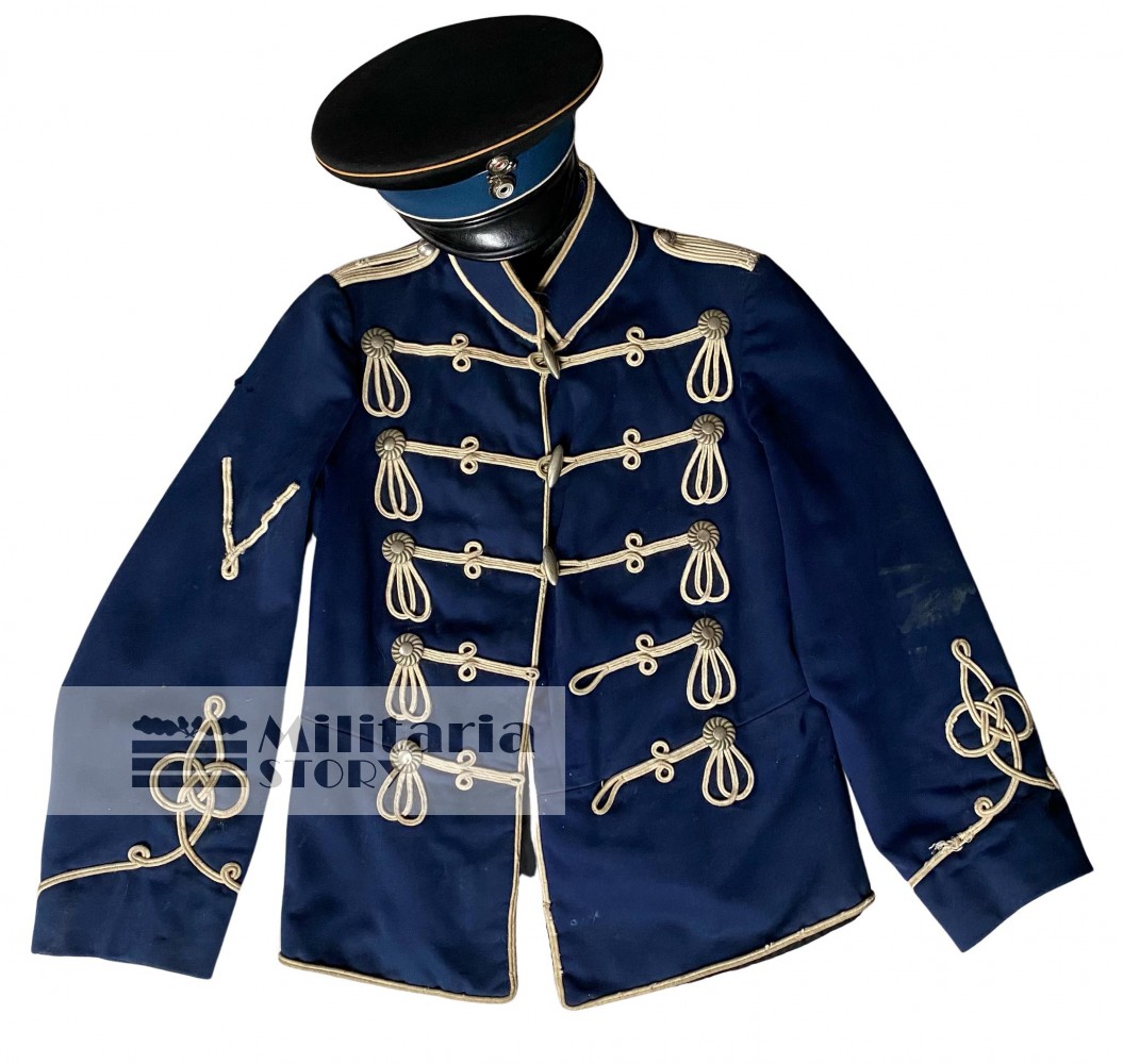 WWI Hussar set of Atilla and Visor - WWI Hussar set of Atilla and Visor: Vintage German Uniforms