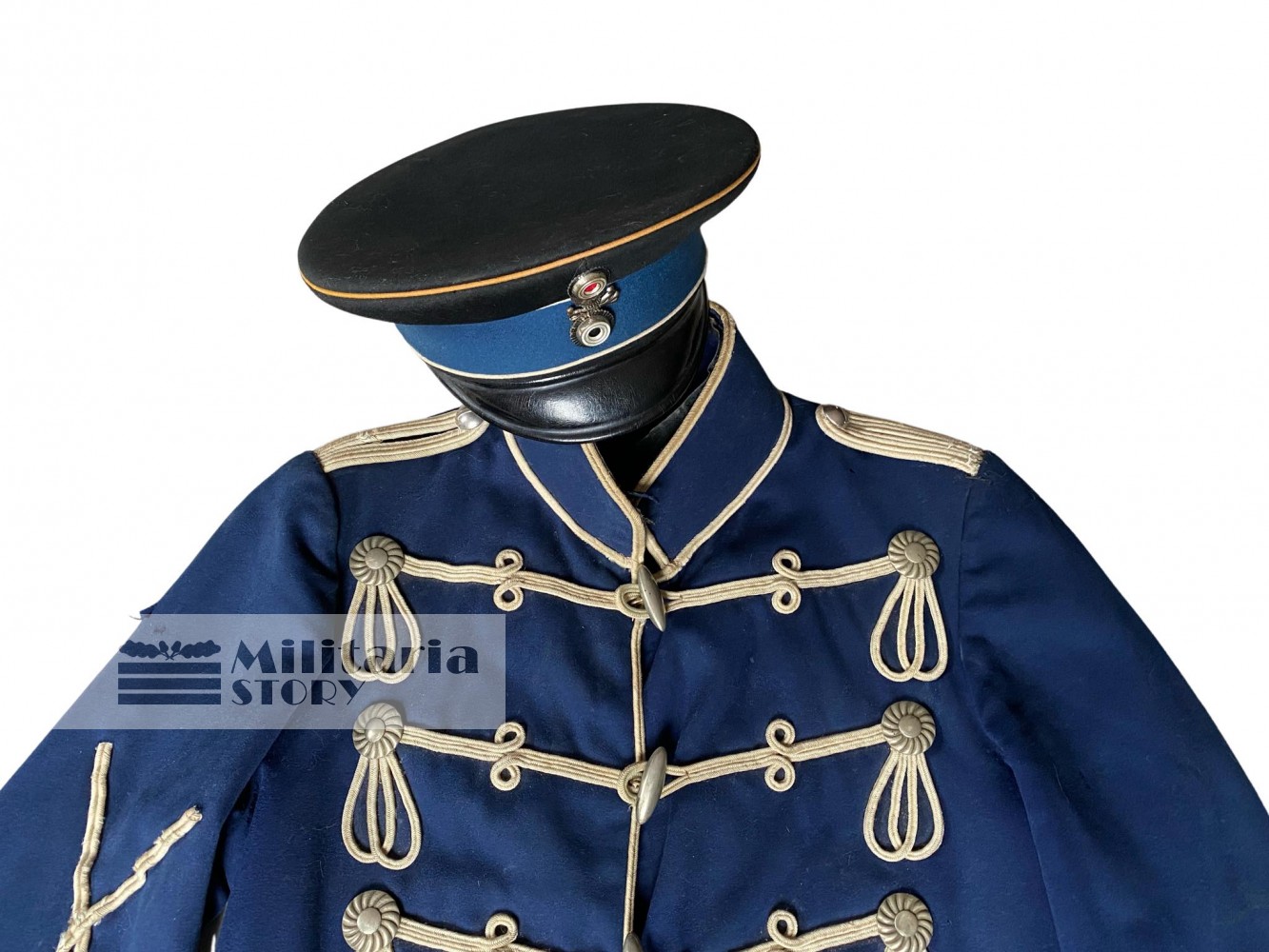 WWI Hussar set of Atilla and Visor - WWI Hussar set of Atilla and Visor: WW2 German Uniforms