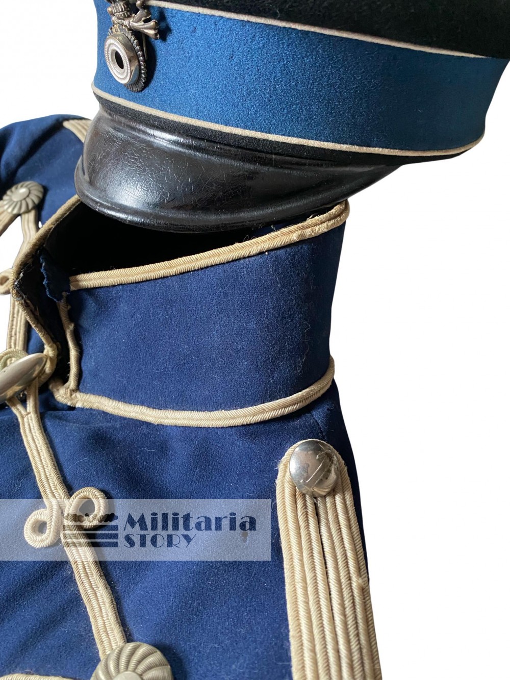 WWI Hussar set of Atilla and Visor - WWI Hussar set of Atilla and Visor: WW2 German Uniforms