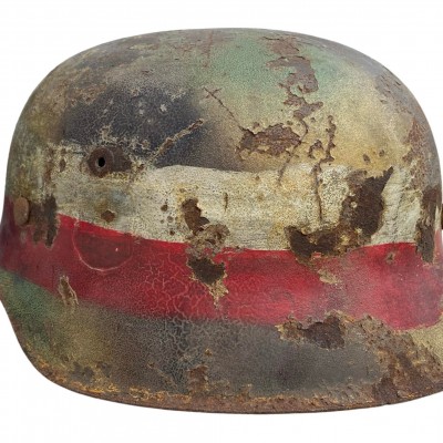 M42 Camo Helmet Polish Powstanie Warszawskie ultra rare