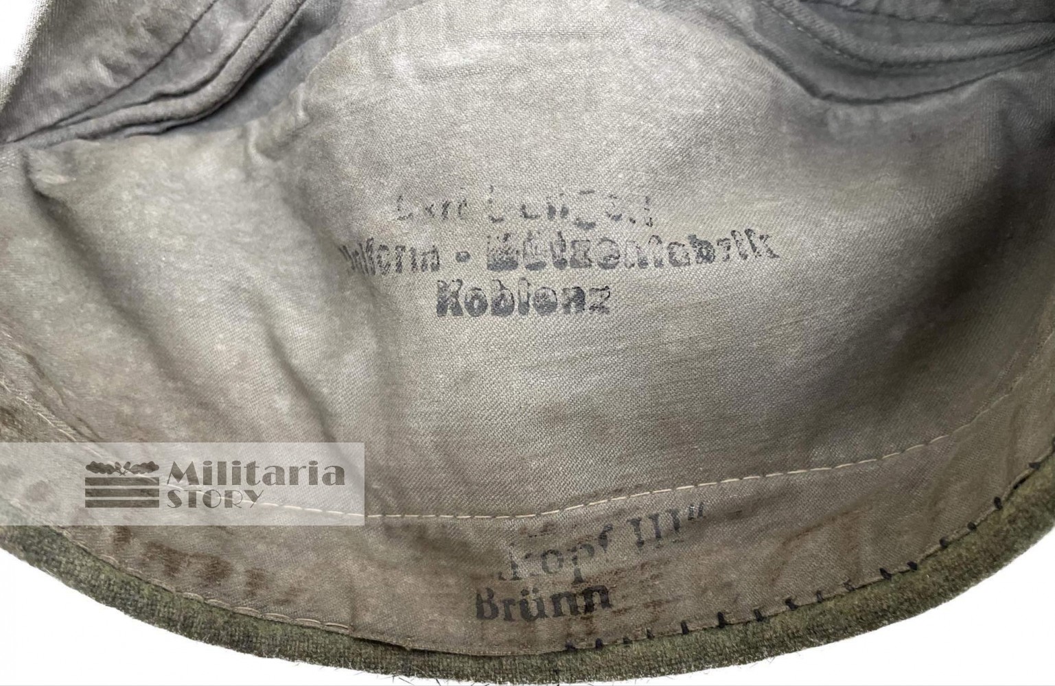 Waffen SS M40 EM/NCO side cap ‘Schiffchen’ - Waffen SS M40 EM/NCO side cap ‘Schiffchen’: pre-war German Headgear
