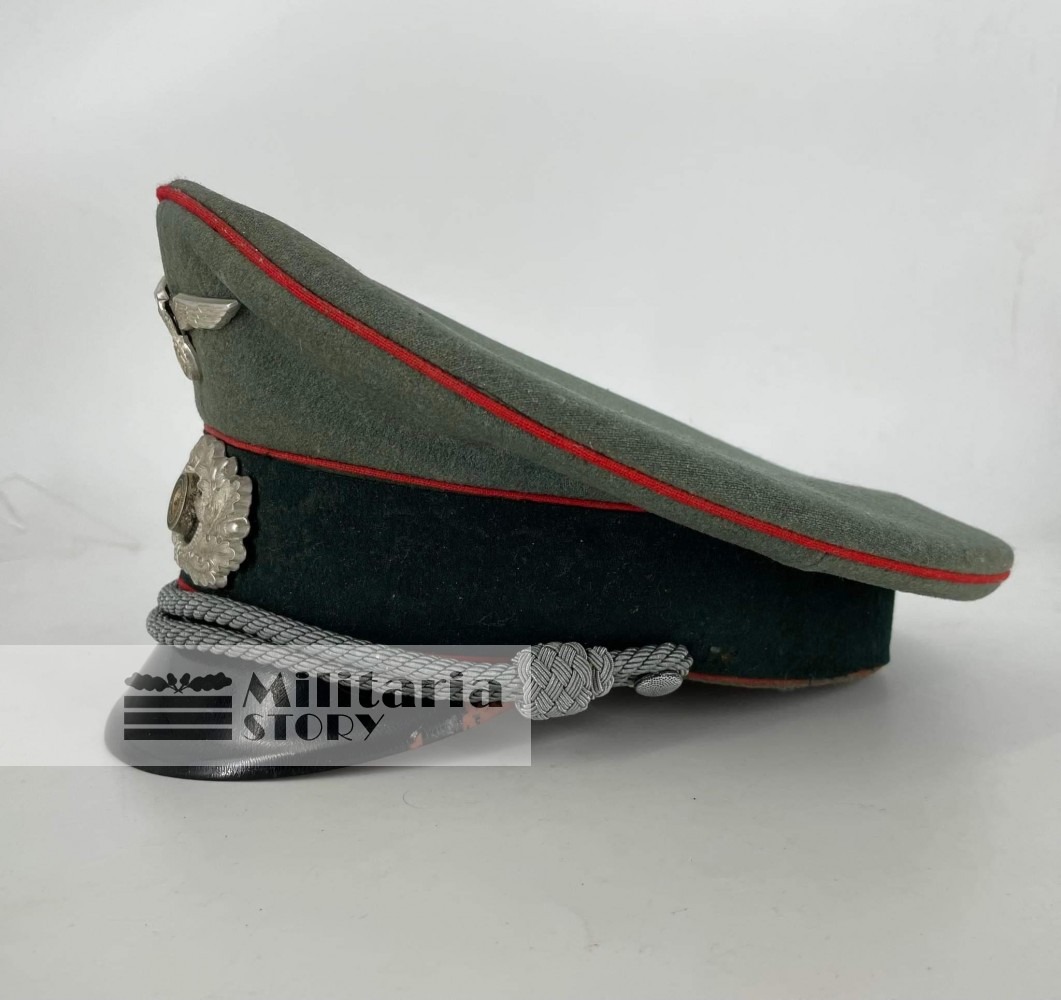 Heer Officer Artilerry visor cap - Heer Officer Artilerry visor cap: pre-war German Headgear