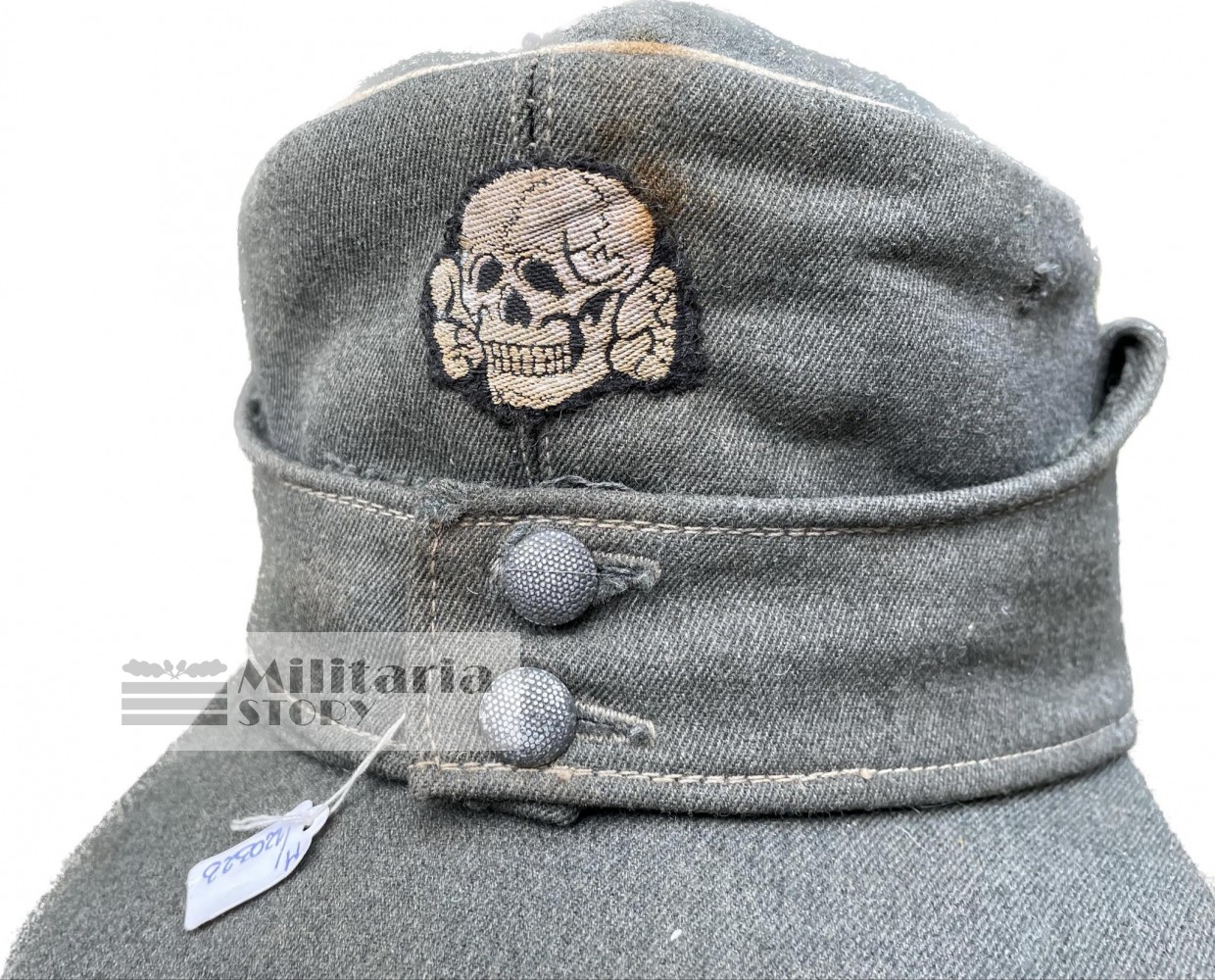 Waffen SS Officer field cap - Waffen SS Officer field cap: WW2 German Headgear