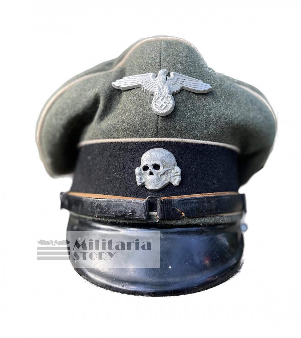 EM NCO Waffen SS visor cap - EM NCO Waffen SS visor cap: pre-war German Headgear