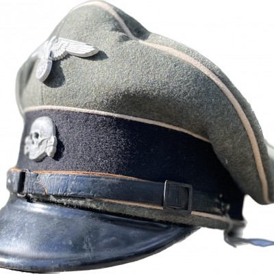 EM NCO Waffen SS visor cap