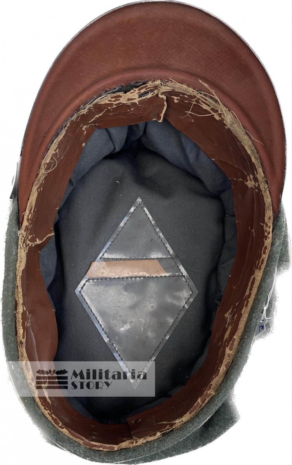 EM NCO Waffen SS visor cap - EM NCO Waffen SS visor cap: WW2 German Headgear