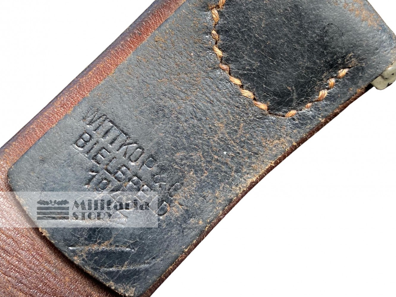 Waffen SS RODO buckle with belt - Waffen SS RODO buckle with belt: WW2 German Equipment