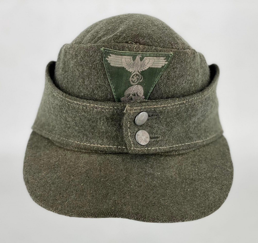 M43 Waffen SS Field Cap - M43 Waffen SS Field Cap: WW2 German Headgear