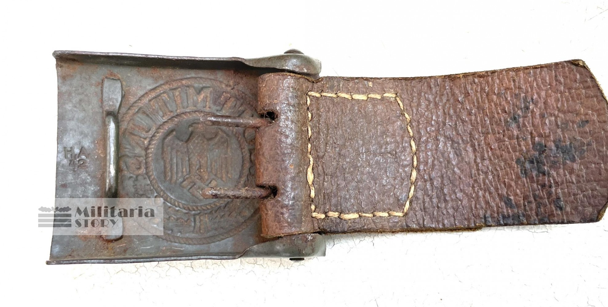 DAK belt and buckle - DAK belt and buckle: Vintage German Equipment