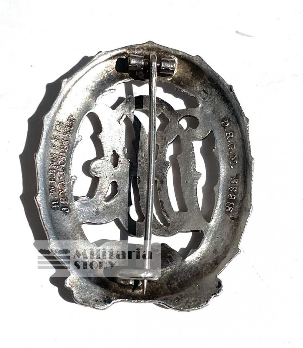 Silver DRA Sport badge - Silver DRA Sport badge: Third Reich Medals and badges