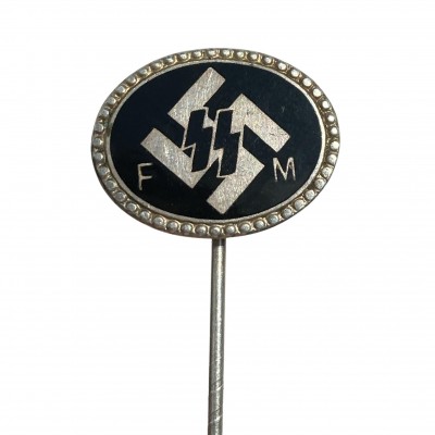 SS-FM Förderndes Mitglied members pin