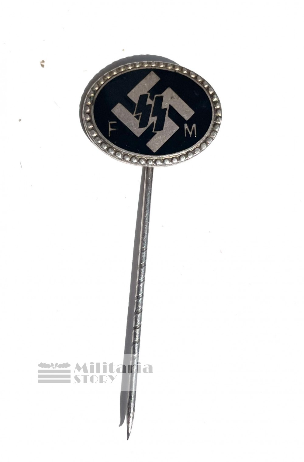 SS-FM Förderndes Mitglied members pin - SS-FM Förderndes Mitglied members pin: Third Reich Medals and badges
