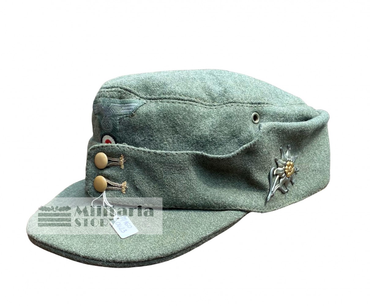 Heer Bergmutze Gebirgsjager field cap - Heer Bergmutze Gebirgsjager field cap: German Headgear