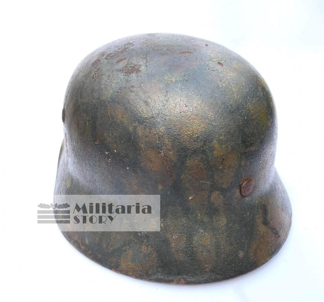 M40 Heer Tortoise camo helmet - M40 Heer Tortoise camo helmet: pre-war German Headgear
