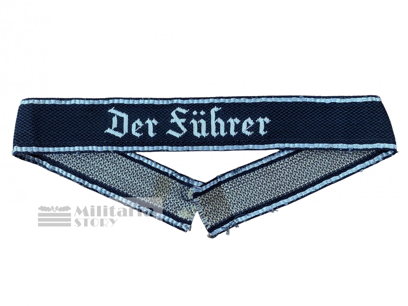 Waffen SS flatwire "Der Fuhrer" cuff title - Waffen SS flatwire "Der Fuhrer" cuff title: pre-war German Insignia