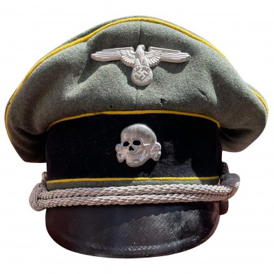 Waffen SS officer visor cap - WW2 German Headgear