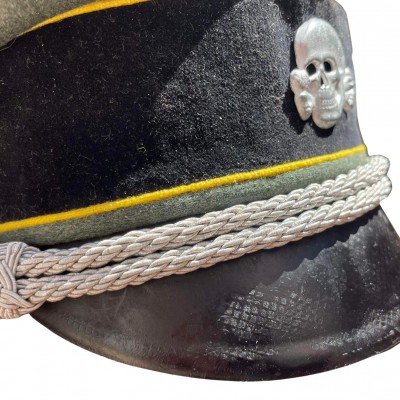 Waffen SS officer visor cap
