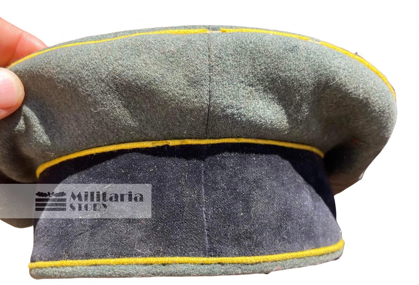Waffen SS officer visor cap - Waffen SS officer visor cap: Third Reich Headgear