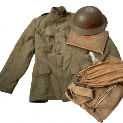 WWI U.S. 78TH division set named - pre-war Allied Uniforms