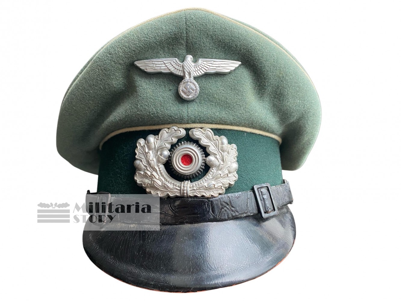 Heer NCO Infantry visor cap - Heer NCO Infantry visor cap: Third Reich Headgear