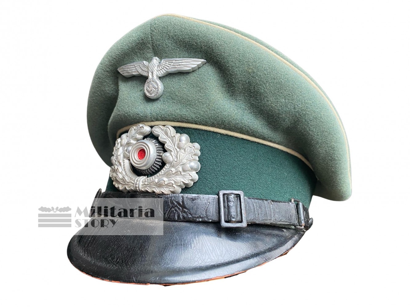 Heer NCO Infantry visor cap - Heer NCO Infantry visor cap: German Headgear