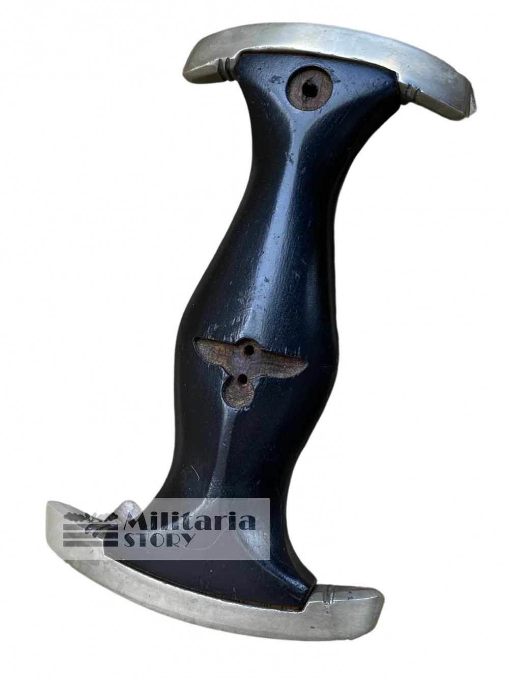 SS Dagger hand grip with crossguards - SS Dagger hand grip with crossguards: Vintage German Edged weapon