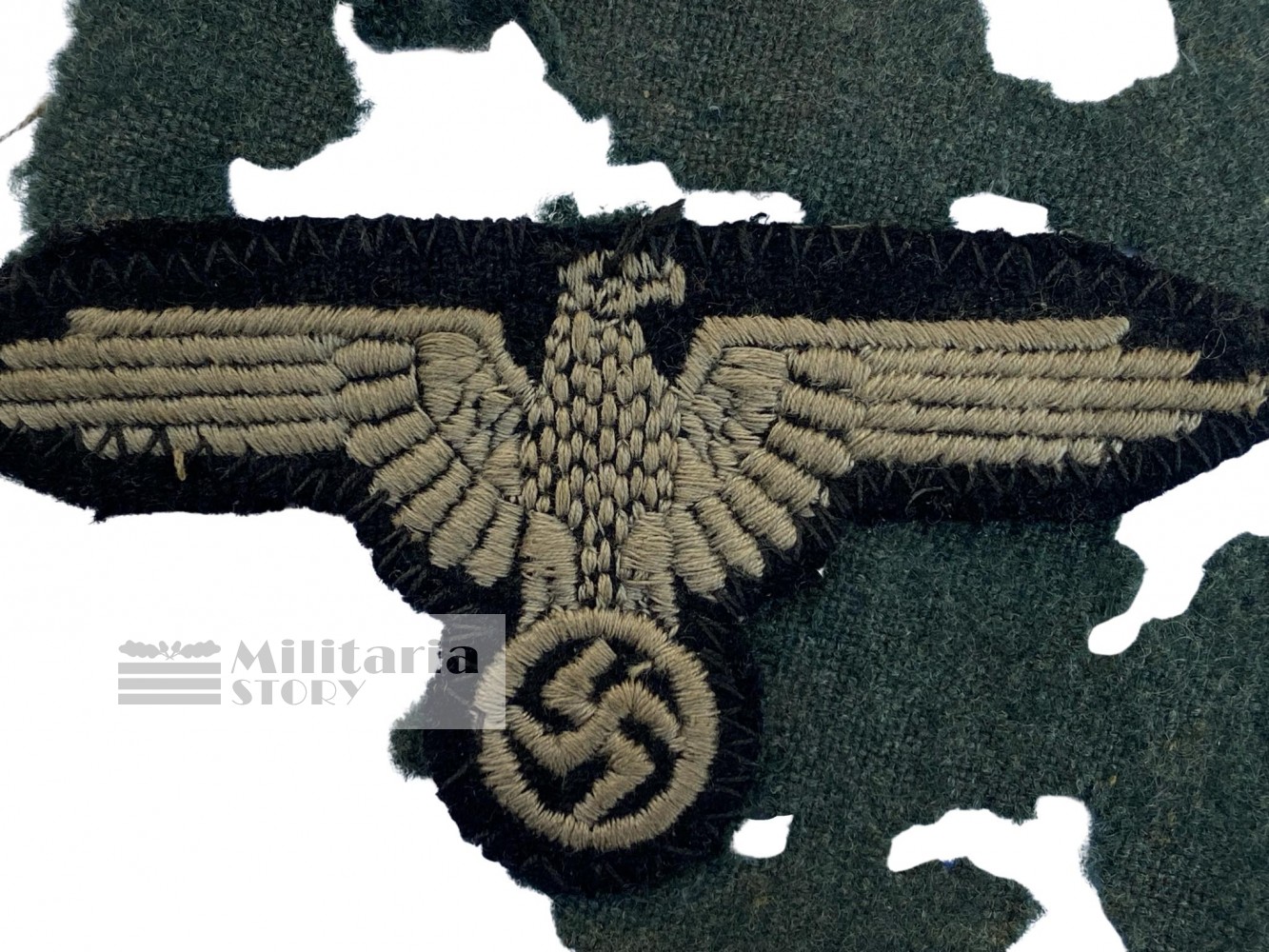 Cutoff SS-VT Early hammerhead eagle - Cutoff SS-VT Early hammerhead eagle: Third Reich Insignia
