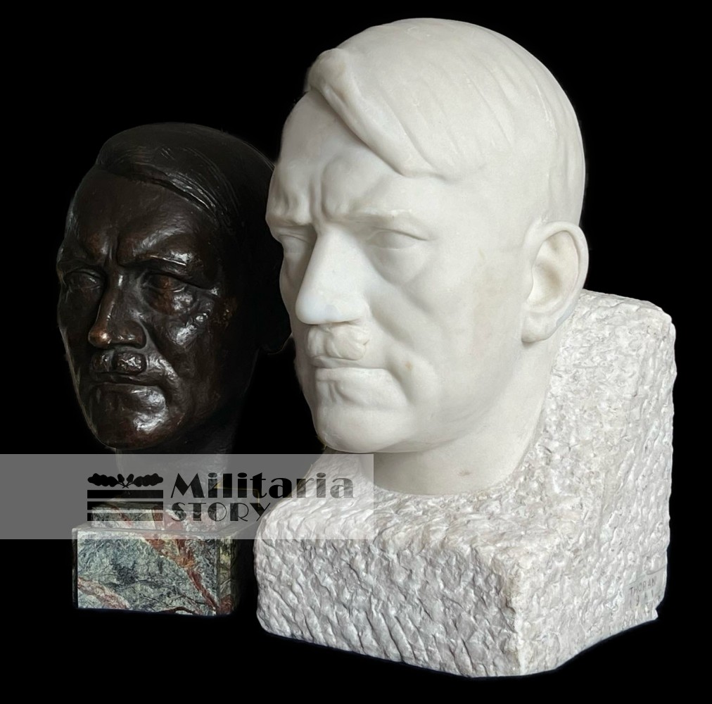 Josef Thorak Adolf Hitler huge Marble Bust  - Josef Thorak Adolf Hitler huge Marble Bust : German Third Reich Art