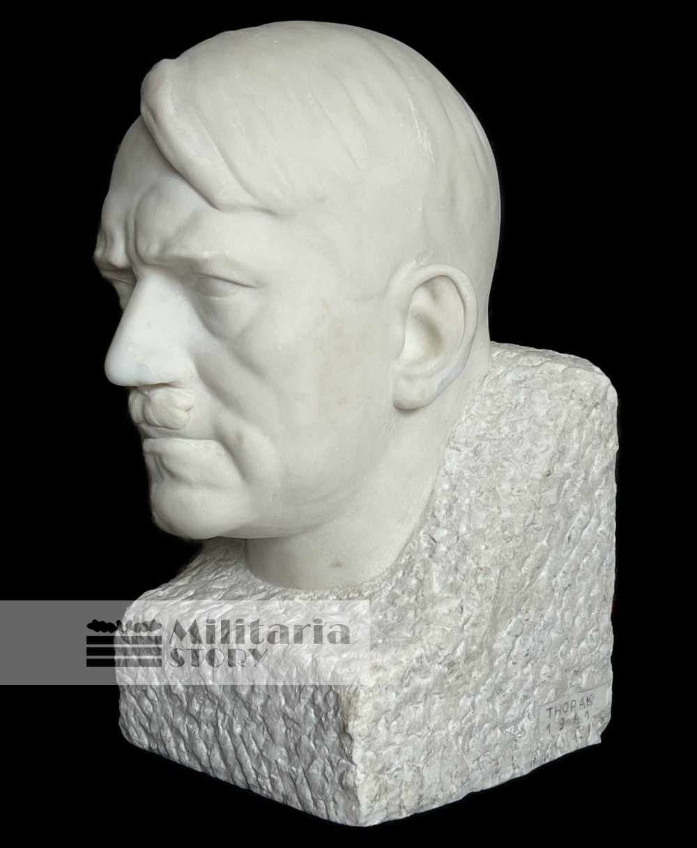 Josef Thorak Adolf Hitler huge Marble Bust  - Josef Thorak Adolf Hitler huge Marble Bust : pre-war German Third Reich Art