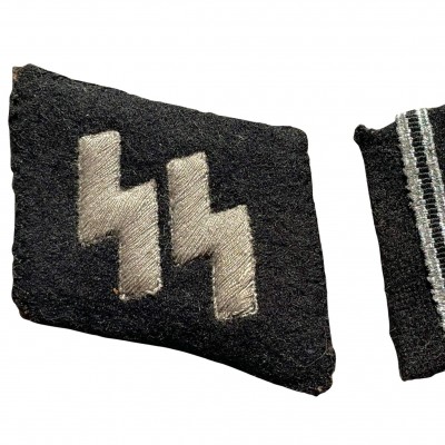 Waffen SS set of collar tabs  - German Insignia