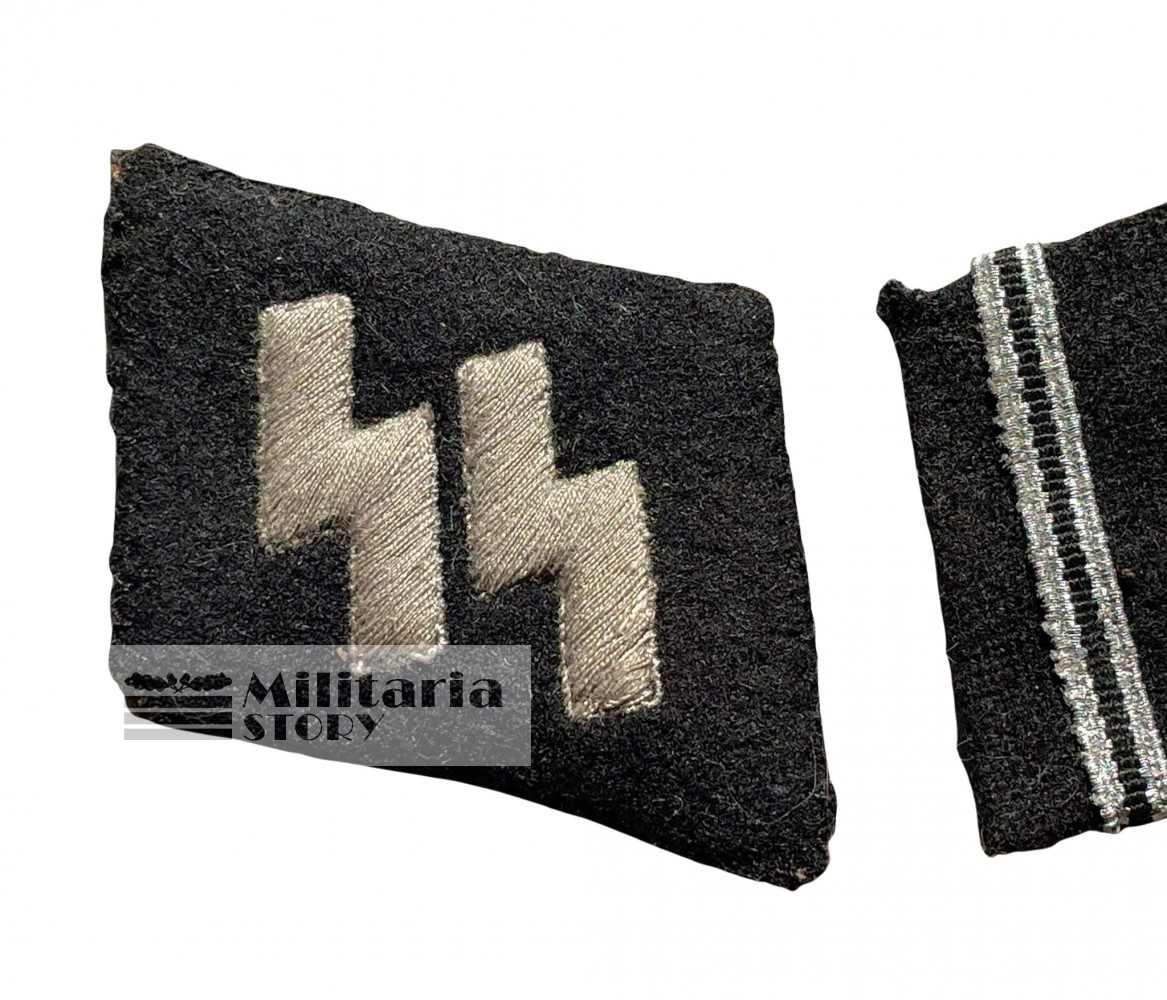 Waffen SS set of collar tabs  - Waffen SS set of collar tabs : pre-war German Insignia
